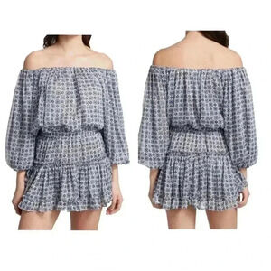 Misa Zonia Chiffon Mini Dress
